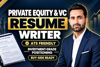 write your private equity or venture capital investment resume