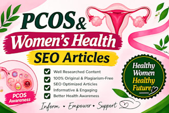 write an SEO optimized pcos womens health article