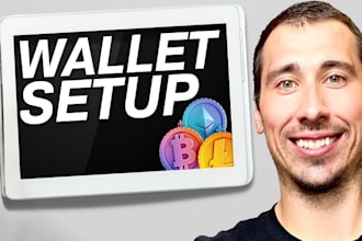 help you set up bitcoin wallet and learn crypto step by step
