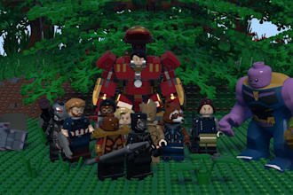 make a 3d lego animation for you