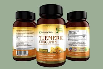 design custom peptide sarms label, vial label, supplement product label design