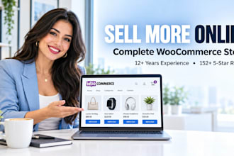 develop a woocommerce store with payment gateway setup