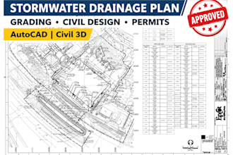 civil engineer stormwater drainage plan city permit grading erosion control