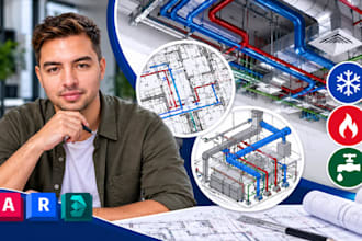 plumbing hvac piping layout, hvac drawings, installation drawings cad