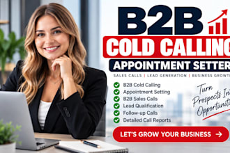 b2b cold caller cold calling appointment setter b2b  sales call cold calling