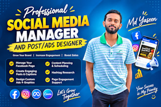 be facebook page manager and content creator