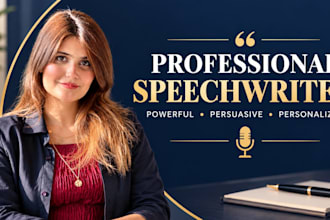 a powerful, persuasive and professional speech