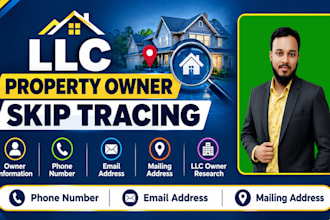 skip trace llc property owners and find their contact information