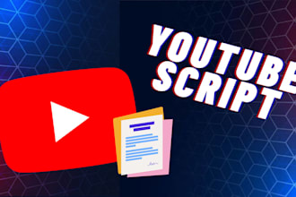 research and create a script for your youtube video