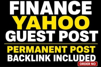 publish crypto press release, guest post on yahoo finance within 24 hours