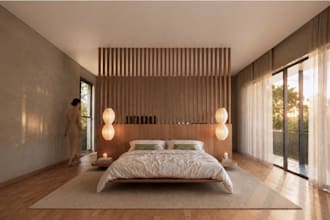 create realistic architectural 3d renders for your project