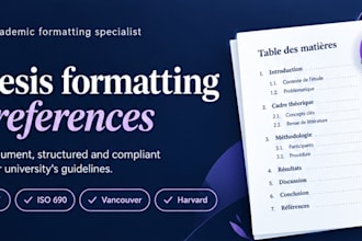 format your thesis in apa, iso 690 or vancouver style