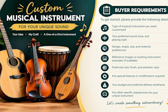 design custom musical instruments for your unique sound