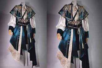 sew custom cosplay costume sewing pattern design anime cloth eva foam armor prop