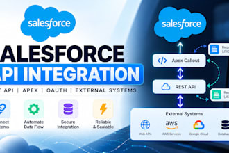 integrate salesforce with rest apis and external systems