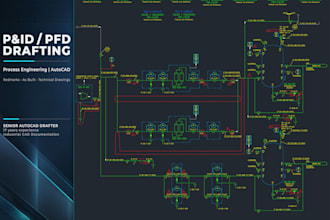 create and update pid, pfd and technical drawings in autocad