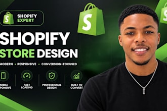 do shopify website design create shopify store or shopify dropshipping store