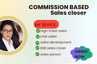 commission based appointment setting high ticket sales b2b closing