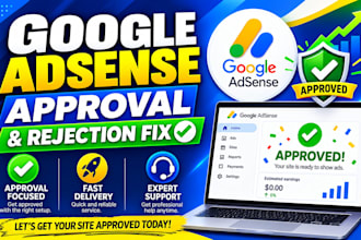 get google adsense approval and fix adsense rejection