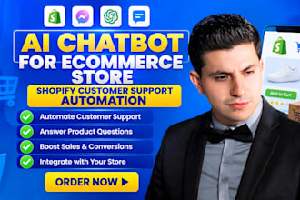 ai chatbot for ecommerce store, shopify customer support automation