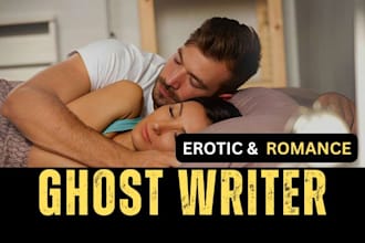 write erotic seductive story, romance erotic ghostwriting bdsm novel story ebook