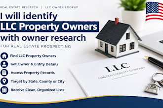 file llc property owners with owner research for real estate prospecting