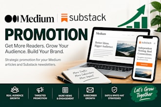 do massive medium article promotion,  medium SEO