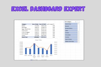do excel data analysis, pivot tables, and mis reporting