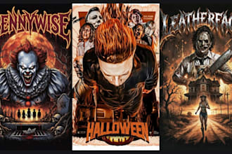 design horror poster movie poster design dark art halloween poster flyer design
