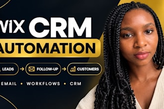 set up wix CRM, email marketing, automation and workflows