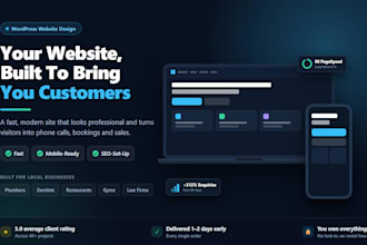 build a professional wordpress website with SEO and fast loading speed
