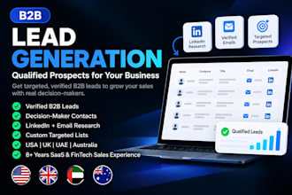 generate targeted b2b saas leads and qualified sales prospects