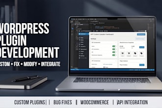 develop custom wordpress plugin, fix or customize wordpress plugin