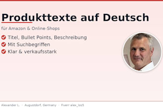 produkttexte auf deutsch für amazon und onlineshops schreiben