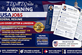 create or revise professional federal resume , usajobs specialist, ksa resume