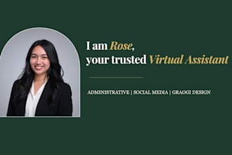 provide admin and social media virtual assistant support