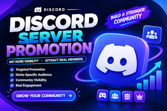 promote and advertise your discord server community to a targeted audience