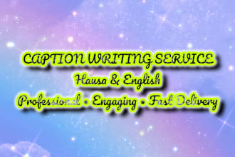 creative hausa and english social media copywriting for strong growth