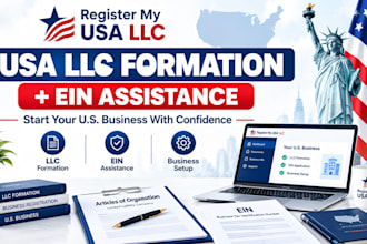 form and register your usa llc, ein and business setup