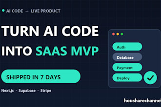 build full stack nextjs saas mvp from cursor bolt lovable