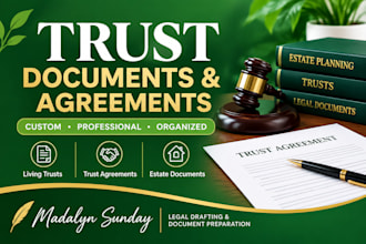 draft customized trust and estate planning documents