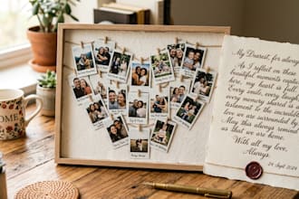 create custom photo collages and personalized letters