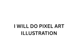 do pixel art illustration