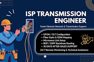 be your isp transmission engineer and network mapping expert
