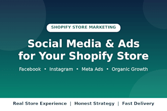 do digital marketing and promotion for your shopify store