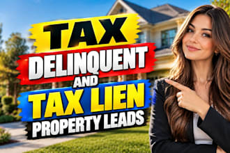 provide tax delinquent and tax lien property leads