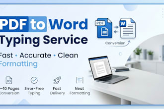 convert PDF to word and type documents accurately