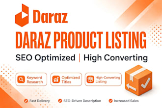 build high quality backlinks for daraz product SEO