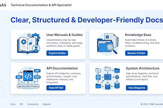 write professional technical documentation and user guides