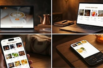 build a responsive digital menu website